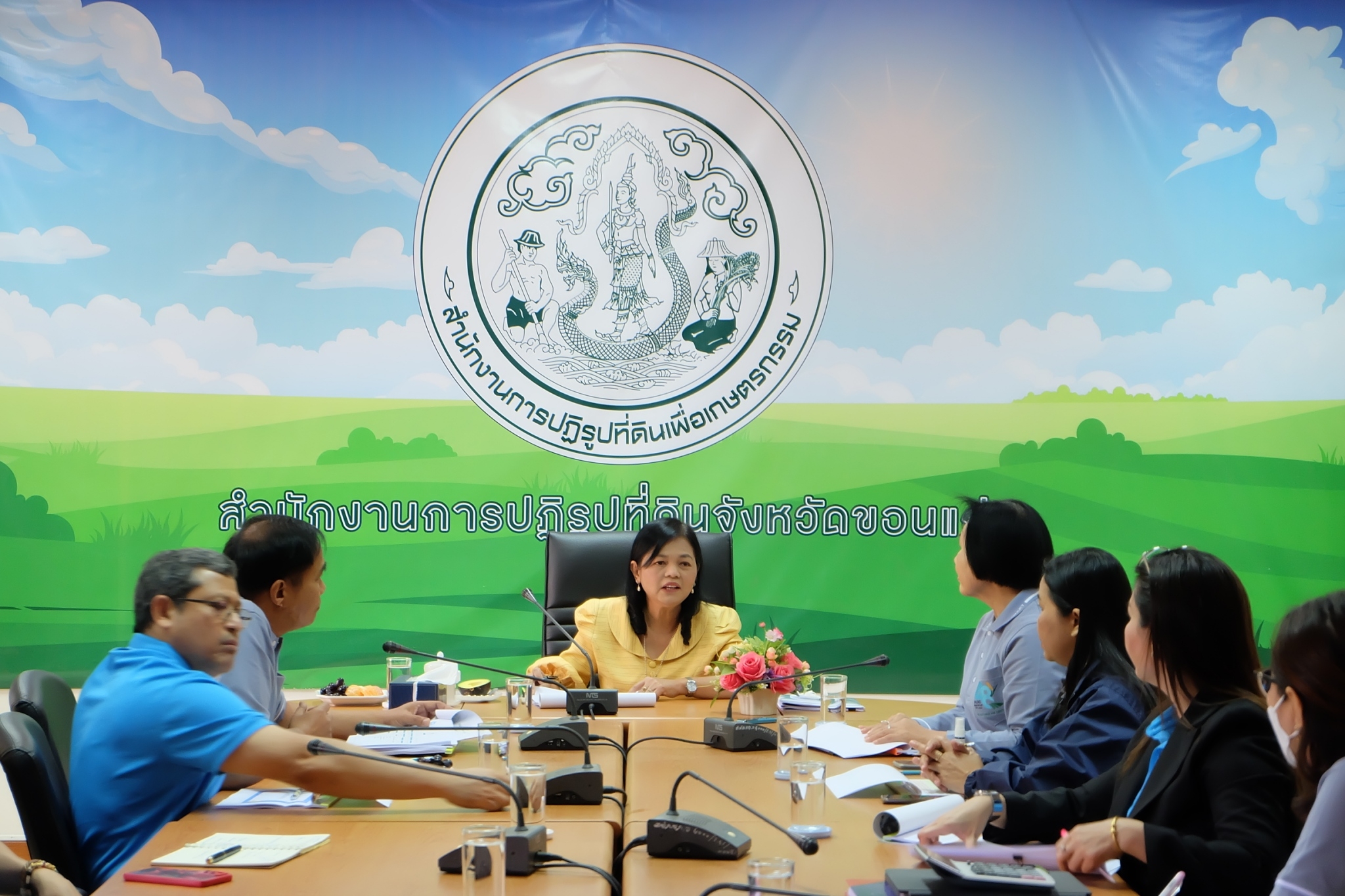 title - ผู้ตรวจราชการกรม ประชุมติดตามผลการดำเนินงานตามแผนการตรวจราชการส.ป.ก. ประจำปีงบประมาณ พ.ศ. 2566 รอบที่ 1 เขตตรวจราชการที่ 12 จังหวัดขอนแก่น